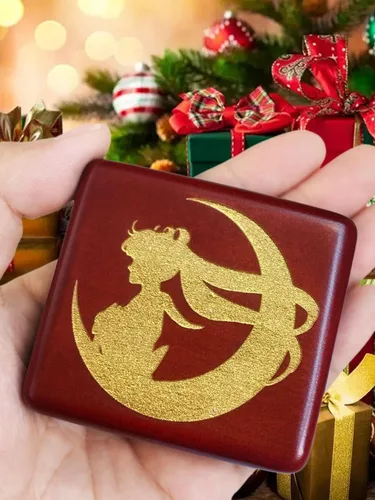 Miniatura 6 de Caja de música Sinzyo Sailor Moon con mecanismo de madera tallada clásica, de dar cuerda, caja de música regalo para Navidad, cumpleaños, día de San
