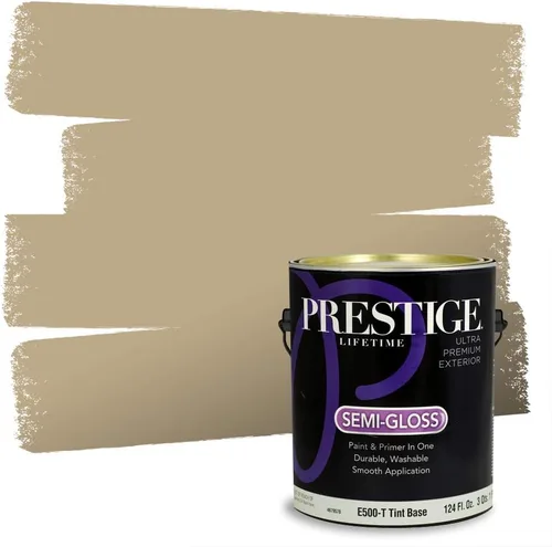 Miniatura 12 de PRESTIGE Paints Exterior Paint and Primer In One, 1-Gallon, Satin, Comparable Match of Benjamin Moore* Royal Linen* 931BM-PCM