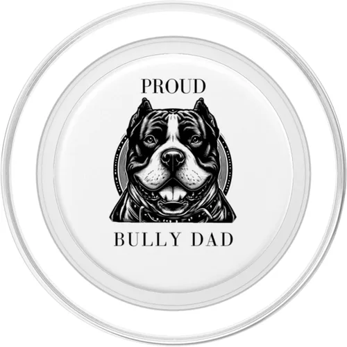 Miniatura 2 de Bully Dad American Bully XL Pitbull Terrier Dog Support PopSockets MagSafe PopGrip para iPhone