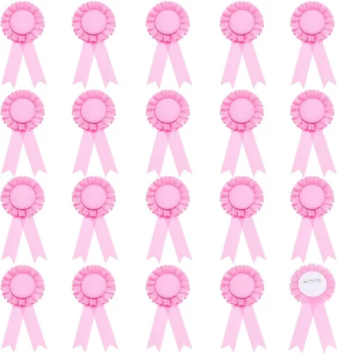 Miniatura 11 de CRASPIRE 20Pcs Blank Award Ribbons First Place Prize Dodger Blue 6.1 x 2.9In Flat Round Winner Victory Recognition Polyester Rosette Badge Brooches