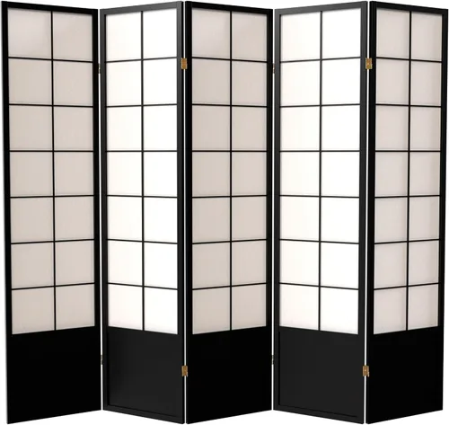 Miniatura 20 de Red Lantern Pantalla Zen Shoji de 5.9 ft de altura - Miel - 3 paneles