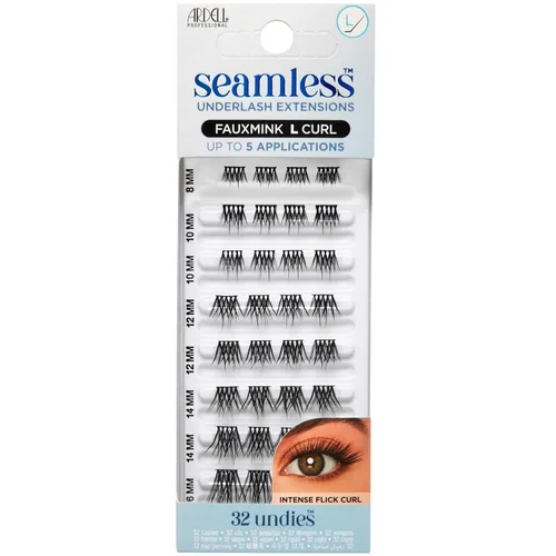 Miniatura 21 de Kit de Recarga de Extensiones de Pestañas Sin Costuras Ardell, Wispies - 32 Longitudes de Racimo Surtidas, Racimos de Pestañas DIY Personalizables