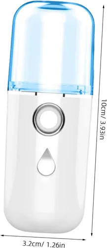 Miniatura 6 de FRCOLOR USB recargable mini instrumento de belleza de mano para hidratación humidificador de nano spray portátil para la cara para la hidratación