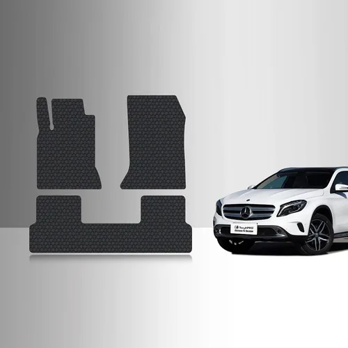 TOUGHPRO Juego de accesorios de alfombrillas (primera fila + 2ª fila) para Mercedes Benz GLA180 GLA200 GLA250 GLA45 AMG (fabricado en Estados