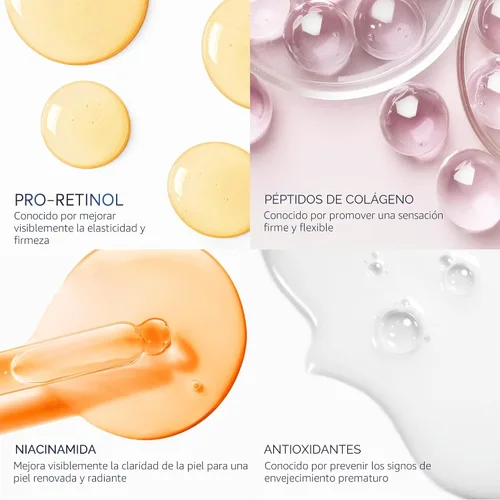 Miniatura 8 de Dove Suero Crema Pro-Retinol + Reafirmante para Elasticidad y Firmeza, con Péptidos de Colágeno, Niacinamida y Antioxidantes, Loción, 8 oz