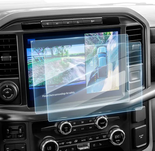 Miniatura 22 de Karltys Paquete de 2 protectores de pantalla para Nissan Frontier 2022-2024, accesorios de vidrio templado de 9 pulgadas, sin deslumbramiento ni