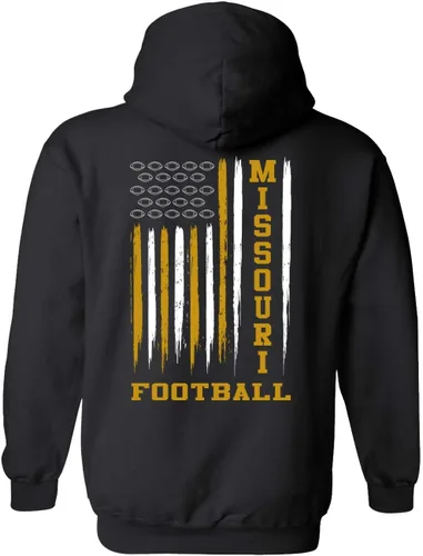 Miniatura 14 de Sudadera con capucha unisex de la bandera americana del color del equipo de fútbol