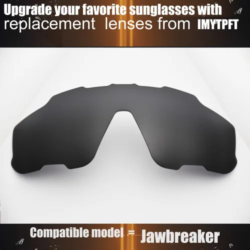 Miniatura 4 de CompatibleReemplazo para Lentes Oakley Jawbreaker AzulNegro Polarizado