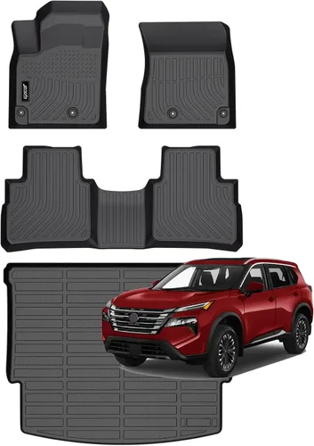 Miniatura 74 de Juego completo de tapetes de auto para todo tipo de clima, revestimiento automotriz para piso y maletero