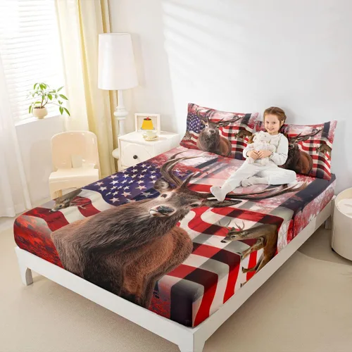 Miniatura 18 de Erosebridal - Juego de sábanas con mapa mundial tamaño TwinXL, juego de ropa de cama azul para niños y niñas, sábana bajera con mapa de varios
