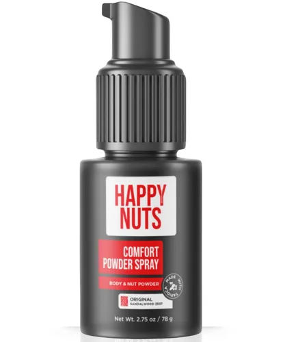 Miniatura 11 de Happy Nuts Comfort - Desodorante en aerosol en polvo para hombres: defensa del sudor antirozaduras, control de olor, sin aluminio, regalo perfecto