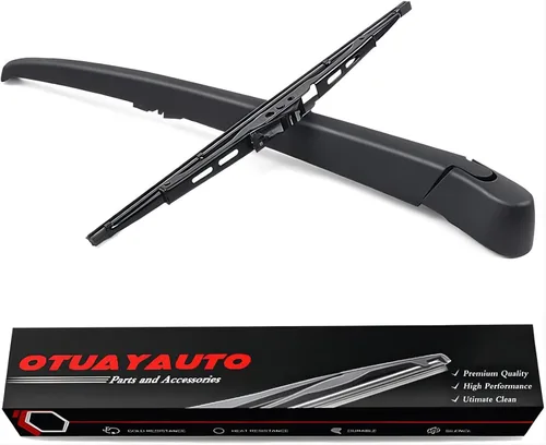 OTUAYAUTO Repuesto para Hyundai Tucson 2005-2009, Kia Sportage 2005-2010 Juego de Brazo y Escobilla del Limpiaparabrisas Trasero - Fábrica OEM
