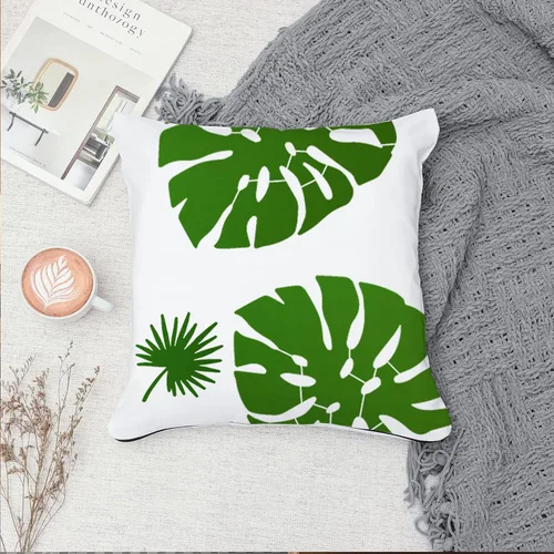 Miniatura 7 de 11 plantillas de hojas grandes de 12 x 6 pulgadas, plantillas de hojas de helecho de palma para pintar en paredes, plantas tropicales de naturaleza