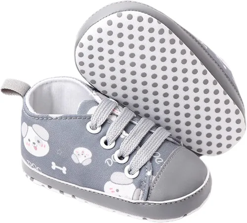 Miniatura 4 de Beixinder Zapatos de lona para bebés y niños pequeños, antideslizantes, para recién nacidos, primeros pasos, zapatos de animales de dibujos animados