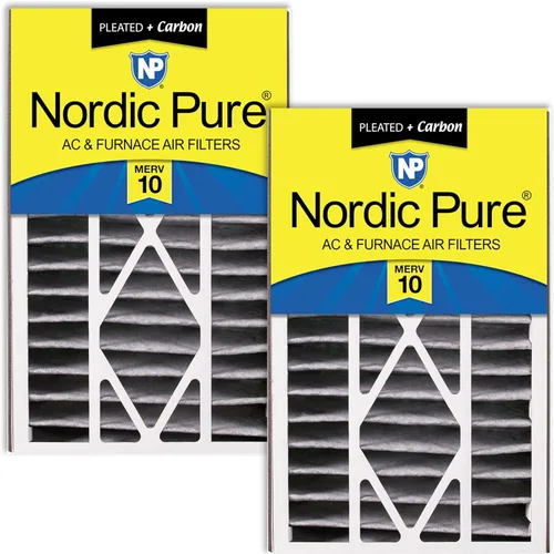 Miniatura 27 de Nordic Pure 16 x 25 x 5 (tamaño real: 15 5/8 x 24 1/8 x 4 7/8) Filtro de aire Air Bear Merv 8 de repuesto para reducción de olores de carbono puro