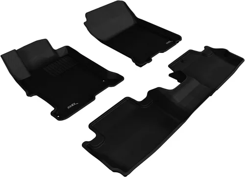 3D MAXpider Tapete Kagu para todo tipo de clima (negro) compatible con Honda Accord Coupe 2013-2017 - R1 R2