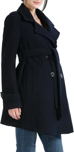Miniatura 2 de Momo Maternity Outerwear Women Isabella Wool Belted Trench Coat Pregnancy Winter Jacket
