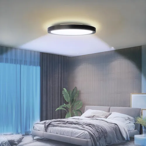 Miniatura 16 de Lámpara de techo de montaje empotrado de 5 pulgadas, regulable, luz de techo LED blanca de 5000 K, lámpara de techo redonda ultrafina para 2-Blanco