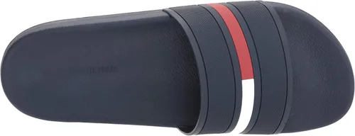 Miniatura 5 de Tommy Hilfiger Sandalias Ennis Slide para hombre Rojo