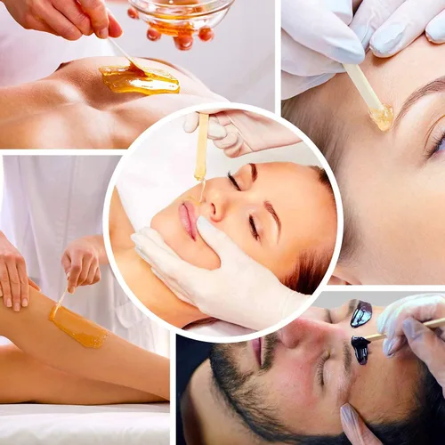 Miniatura 6 de Mibly 600 piezas varitas de cera de madera - varitas aplicadoras de cera pequeñas para cejas, labios, nariz para depilación y piel suave - Uso