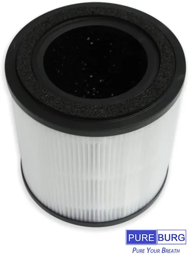 Miniatura 3 de PUREBURG Filtro de repuesto compatible con purificadores de aire Bissell MYair + y MYair HUB modelo 2905A 3179A, piezas 3389, H13 True HEPA