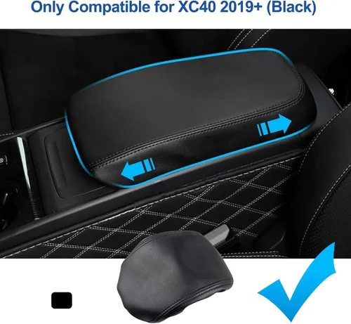 Miniatura 2 de 2019-2025 2026 Cubierta de Consola Central para Volvo XC40 (Core/Plus/Ultra/Ultimate/Momentum/R-Design/Inscription), Funda de Respaldo de Brazo