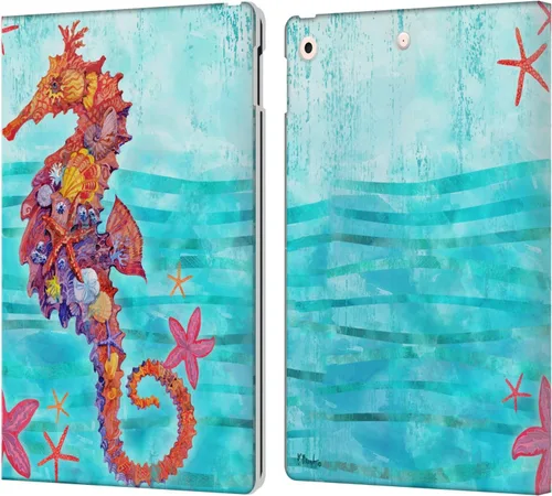 Miniatura 29 de Head Case Designs Funda de piel con licencia oficial de Paul Brent Agate Mermaid Coastal Book Wallet compatible con Apple iPad 10.2 2019/2020/2021