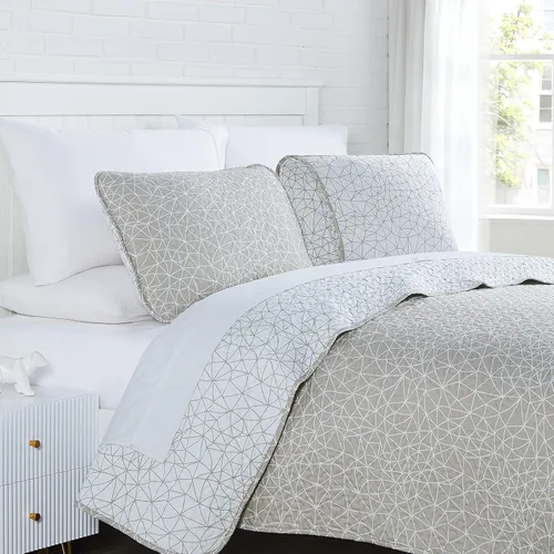 Miniatura 33 de Southshore Fine Living, Inc. Juego de colcha tamaño queen extragrande, colcha suave con dos fundas de almohada a juego