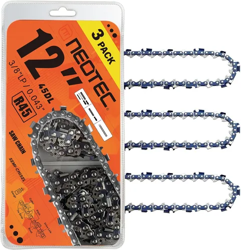 Miniatura 20 de NEOTEC DeWalt - Cadena de sierra de poste de 8 pulgadas, 3/8 pulgadas, paso LP de .043 pulgadas, calibre 34 eslabones de transmisión para DeWalt 20V