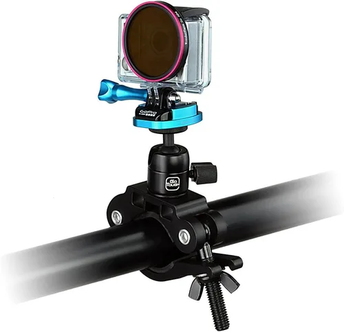 Miniatura 5 de Fotodiox Pro GoTough - Soporte de carreras para jaula antivuelco y barras, horquillas delanteras de motocicleta y manillares, hasta 2.1 pulgadas