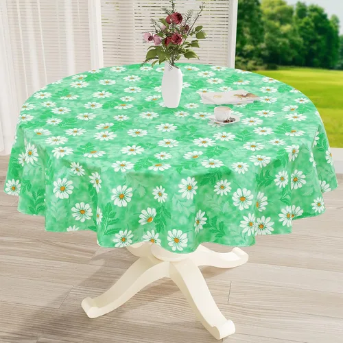 Miniatura 47 de misaya Mantel rectangular de vinilo impermeable, mantel lavable con reverso de franela, mantel de plástico para cena, picnic, interior y exterior