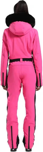Miniatura 17 de GSOU SNOW Traje de esquí para mujer, traje de nieve de una pieza, para snowboard, delgado, aislante, impermeable, resistente al viento