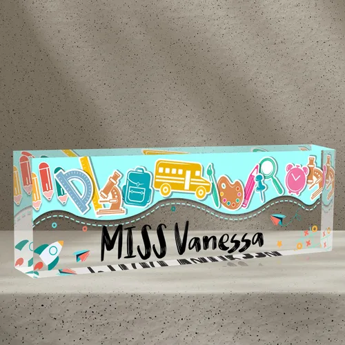 Miniatura 13 de Placa de nombre personalizada para escritorio de oficina, placas de nombre personalizadas para escritorios, placa de identificación personalizada