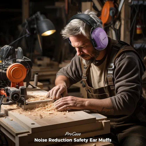 Miniatura 79 de ProCase NRR 28dB Noise Reduction Ear Muffs, Foldable Adjustable Noise Cancelling Headphones