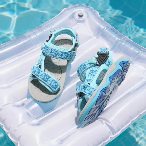 Miniatura 3 de DREAM PAIRS Sandalias de verano para niños, ligeras y ajustables (para niños y niñas, grandes y pequeños).