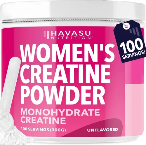 Creatina para Mujeres - Formulada para Mujeres - 3g de Monohidrato de Creatina Micronizada por Porción para Apoyar la Energía, Masa Muscular Magra y