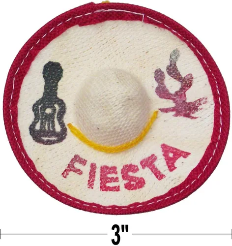 Miniatura 2 de 12 Mini Fiesta Sombrero, 3 pulgadas de ancho Mini sombreros (12)