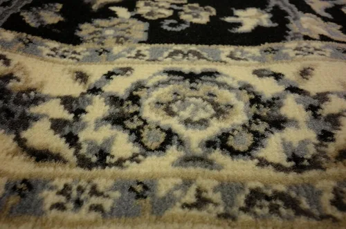 Miniatura 7 de Unique Loom Sialk Hill Collection Alfombra de Área - Washington (2' 11" x 16' 5" Pasillo Negro/Gris)