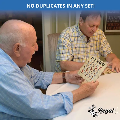 Miniatura 7 de Regal Bingo - Tarjetas de bingo a granel con ventanas deslizantes, tarjetas de juego de bingo reutilizables para adultos en grupos grandes, paquete
