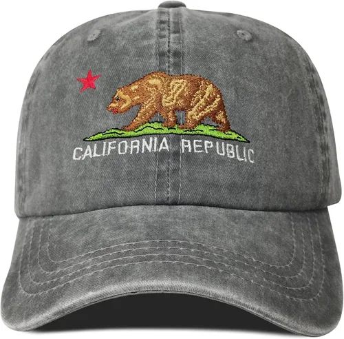 Miniatura 10 de Hepandy Sombreros bordados de California Bear