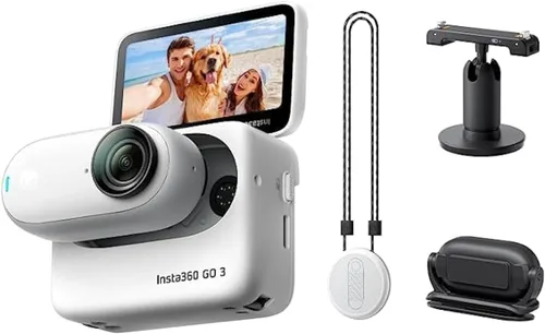 Miniatura 2 de Insta360 GO3 32GB - Cámara de acción pequeña y ligera, portátil y versátil, POV manos libres, montaje en cualquier lugar, estabilización, cápsula