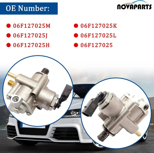 Miniatura 4 de NOVAPARTS Bomba de combustible de alta presión para Audi A4 Quattro 2005-2009 A3 2006-2008 TT Quattro 2008-2015 VW Jetta 2006-2008 Passat 2006-2008