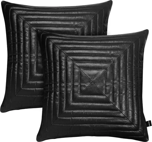 Miniatura 83 de Funda de almohada de piel de cordero – Funda de cojín decorativa para sofá – Fundas para sala de estar y dormitorio, 22 x 22 pulgadas – Paquete de 2