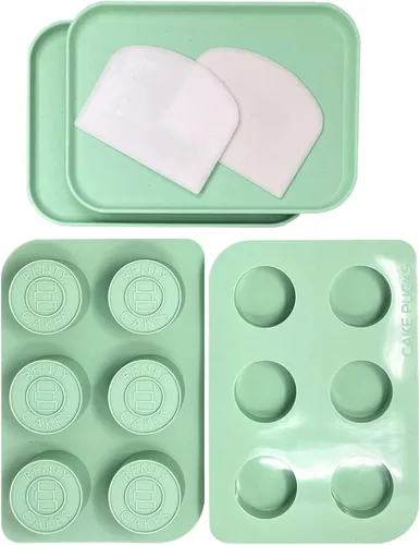Miniatura 7 de Benty Cakes – El juego original de moldes CakePuck – ¡Mejor que un Cake Pop! Haz postres cubiertos de chocolate – Silicona libre de BPA – Incluye 1