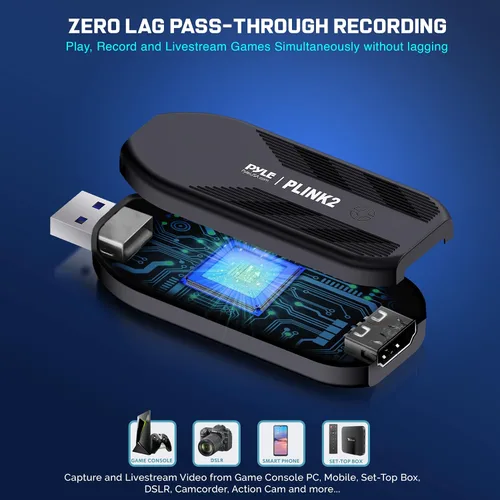 Miniatura 6 de Tarjeta de captura de video HDMI Enlace de cámara 4K USB3.1 GEN1 Grabación de audio y video HDMI a USB a través de cámara DSLR Camcorder Action Cam