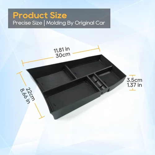 Miniatura 6 de LFOTPP Organizador de consola central inferior para Nissan Rogue 2021 2022 2023 2024 2025 2026 Nissan Rogue [S/SL/SV/Platinum] T33 Caja