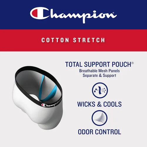 Miniatura 14 de Champion Men's Everyday Cotton Stretch- 3 Pack