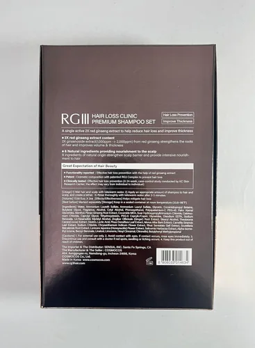 Miniatura 4 de RG3 RGIII PREMIUM CHAMPÚ CLÍNICO PARA LA PÉRDIDA DEL CABELLO