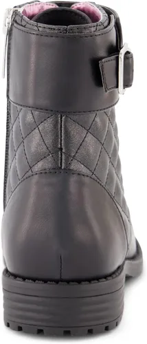 Miniatura 6 de Jessica Simpson Botas de moto para niñas, botas negras, botas negras de cuero para niñas