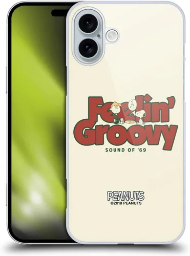 Miniatura 37 de Head Case Designs Funda rígida con licencia oficial de Peanuts Snoopy Woodstock Far Out Woodstock 50th compatible con Apple iPhone 15 Plus